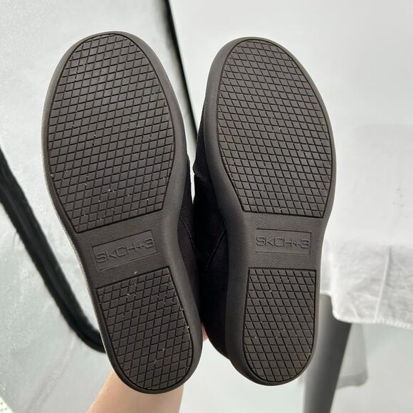 Vintage y2k Women's Taupe Brown Skechers +3 Hidden Wedge Ankle Boots 6.5M 48090 - Picture 8 of 9